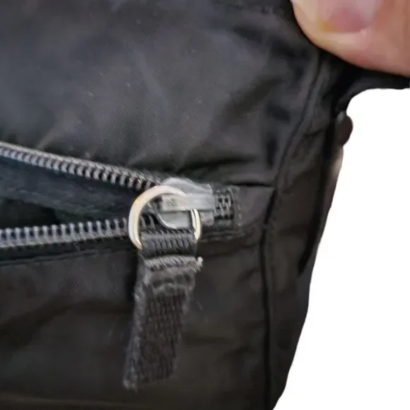 Prada Black Nylon Shoulder Bag Crossbody Bag - Picture 10 of 16